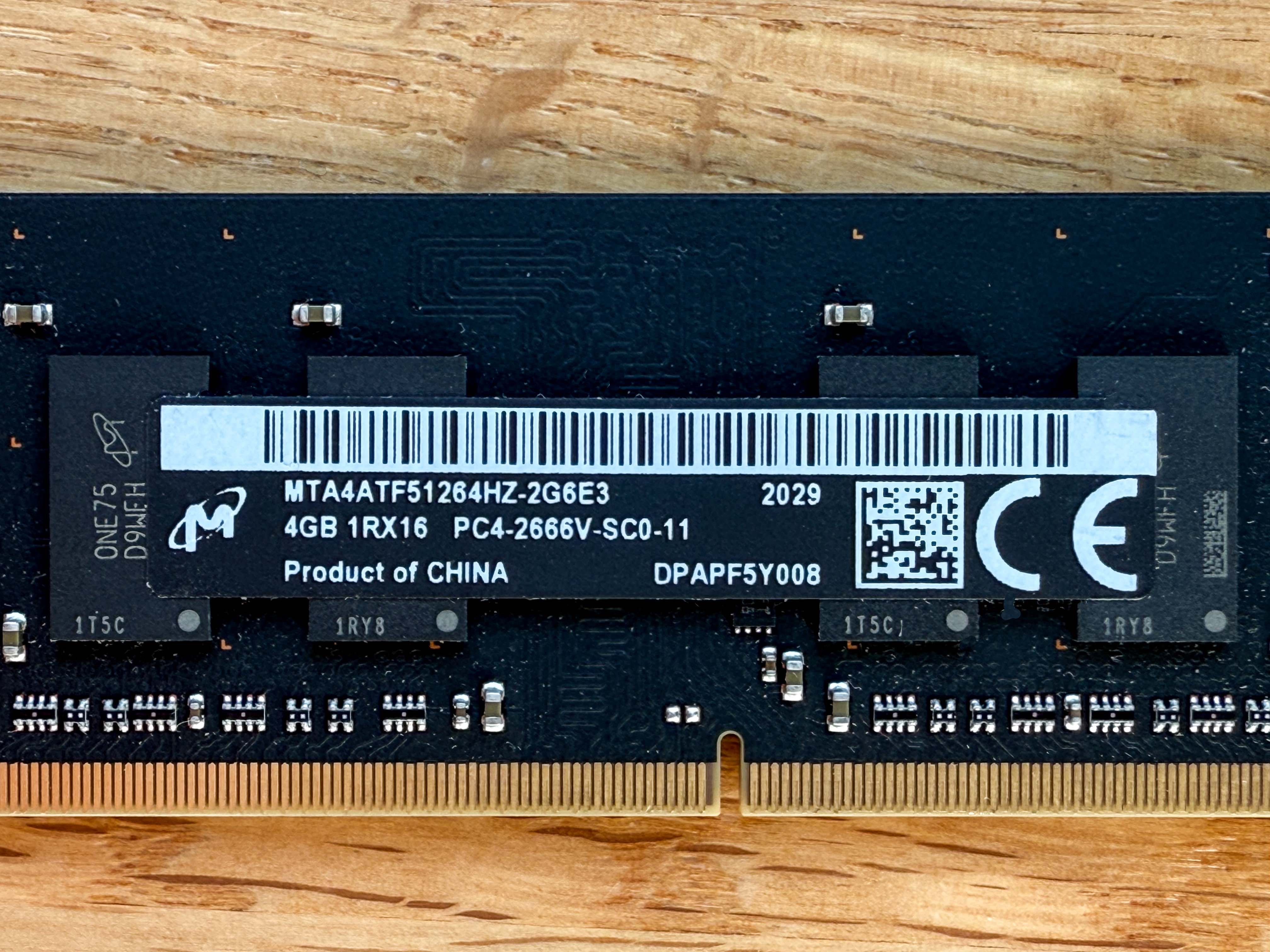 Пам'ять для ноутбуків та iMac Micron 8GB (4+4)GB SO-DIMM DDR4 2666 MHz