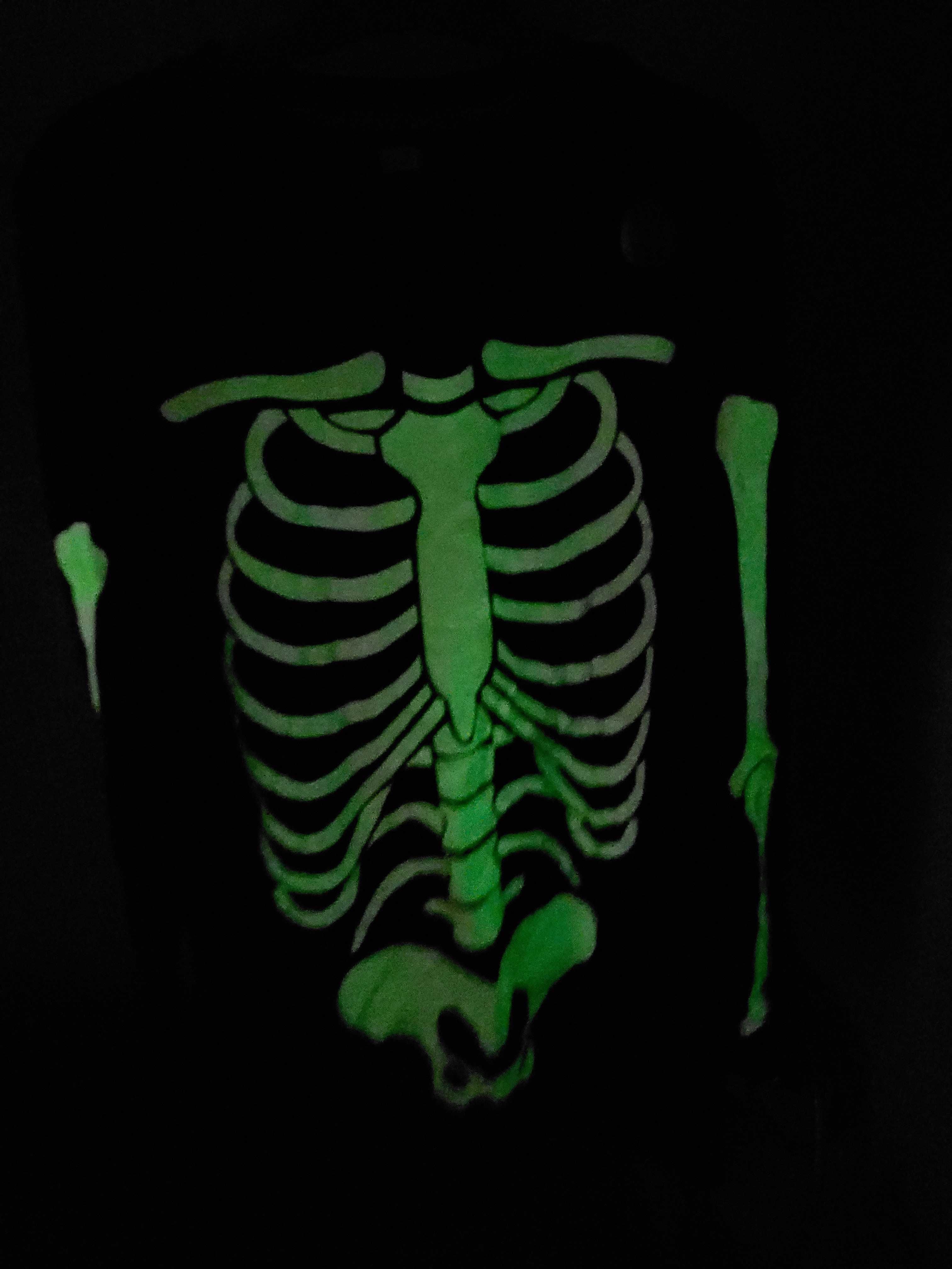 Nowa sukienka przebranie kostium kościotrup 34 fluorescencyjna