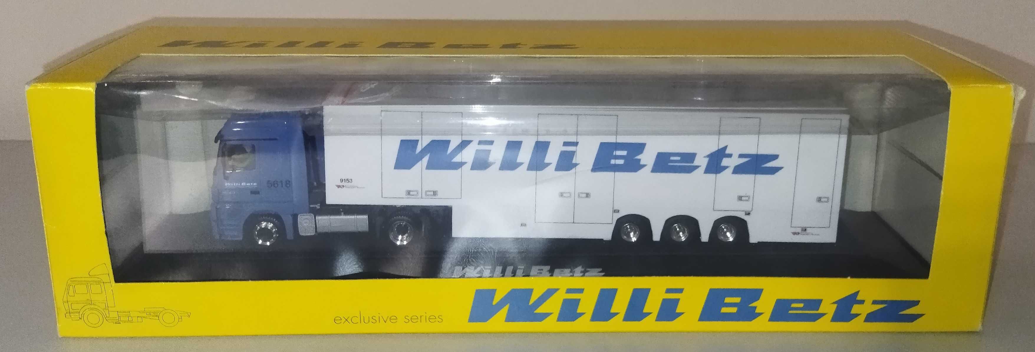 herpa scenix edition autotransporter willi-betz