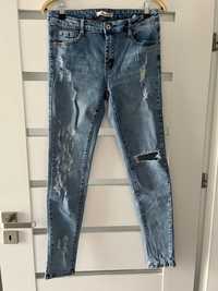 jeansy Laulia 42 dziury przetarcia