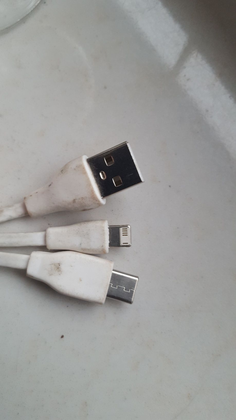 Ładowarka do smartfonów telefonu 3 końcówki