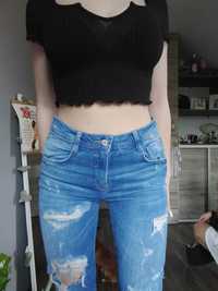 Spodnie jeans,r.XS,Zara