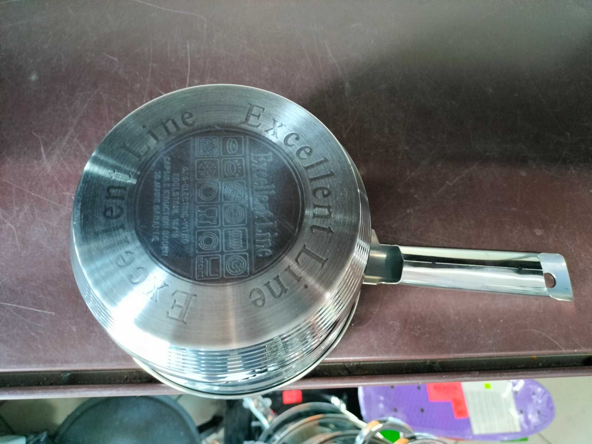Rondel rondelek mały 16cm średnicy 1,5l pojemność indukcja gaz nowy hi
