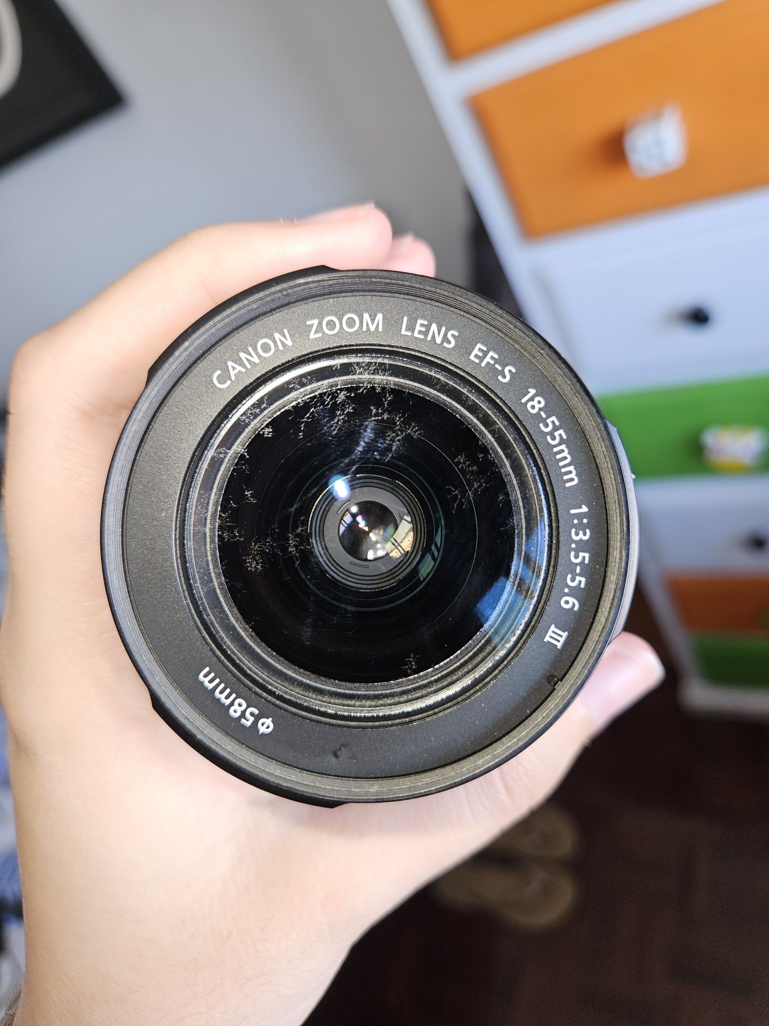 Objetiva Canon 18-55mm