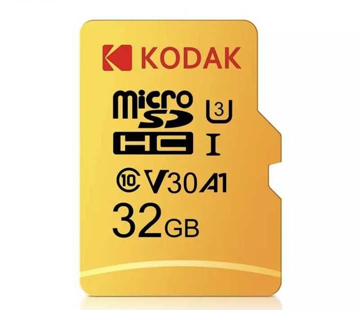 MicroSD Карта пам'яті Kodak UHS-L V30 A1 32Gb Class 10