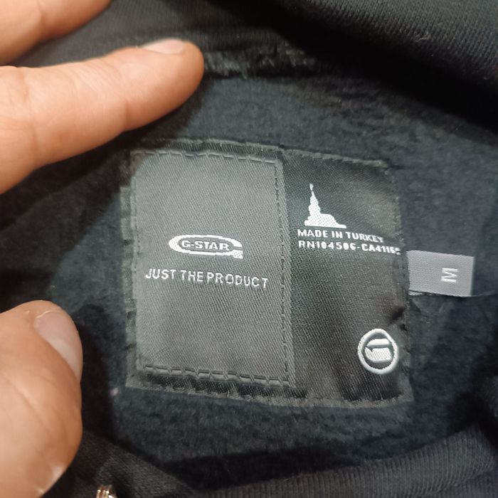 G-star raw bawełniana bluza Zipp roz,38/10/M ciepła ZIP bluza raw