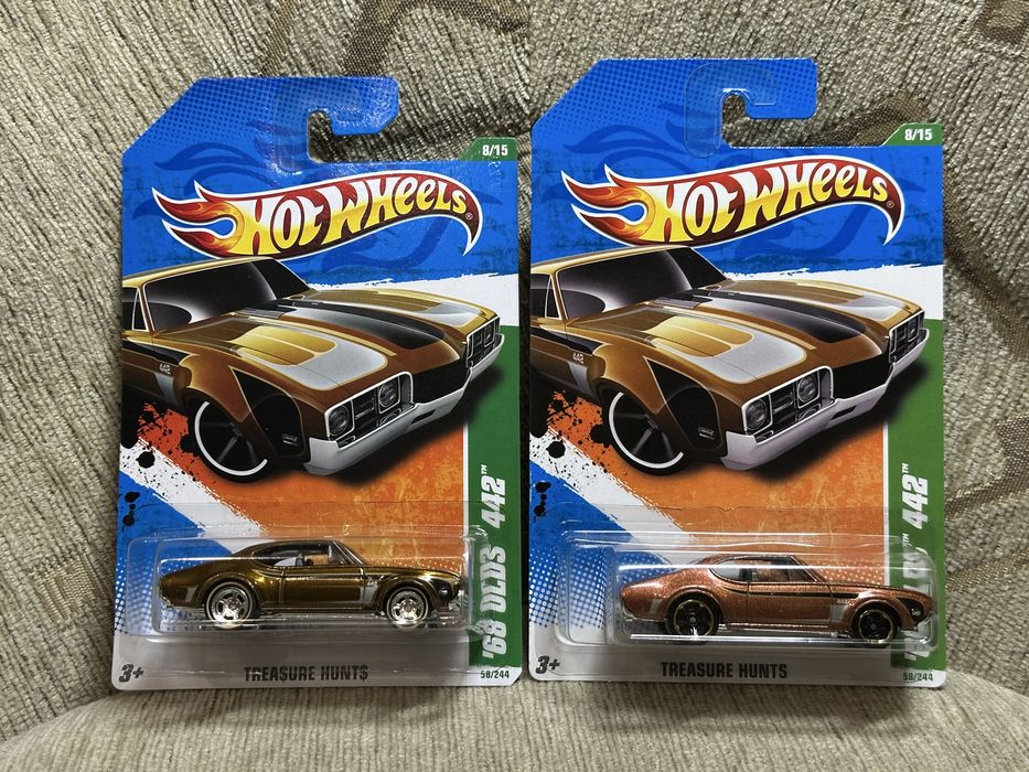Hot wheels 1968 Olds 442 sth + th 2011 1:64