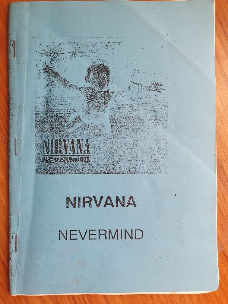 Nirvana - Nevermind 2 śpiewniki z tekstami piosenek z płyty Nevermind