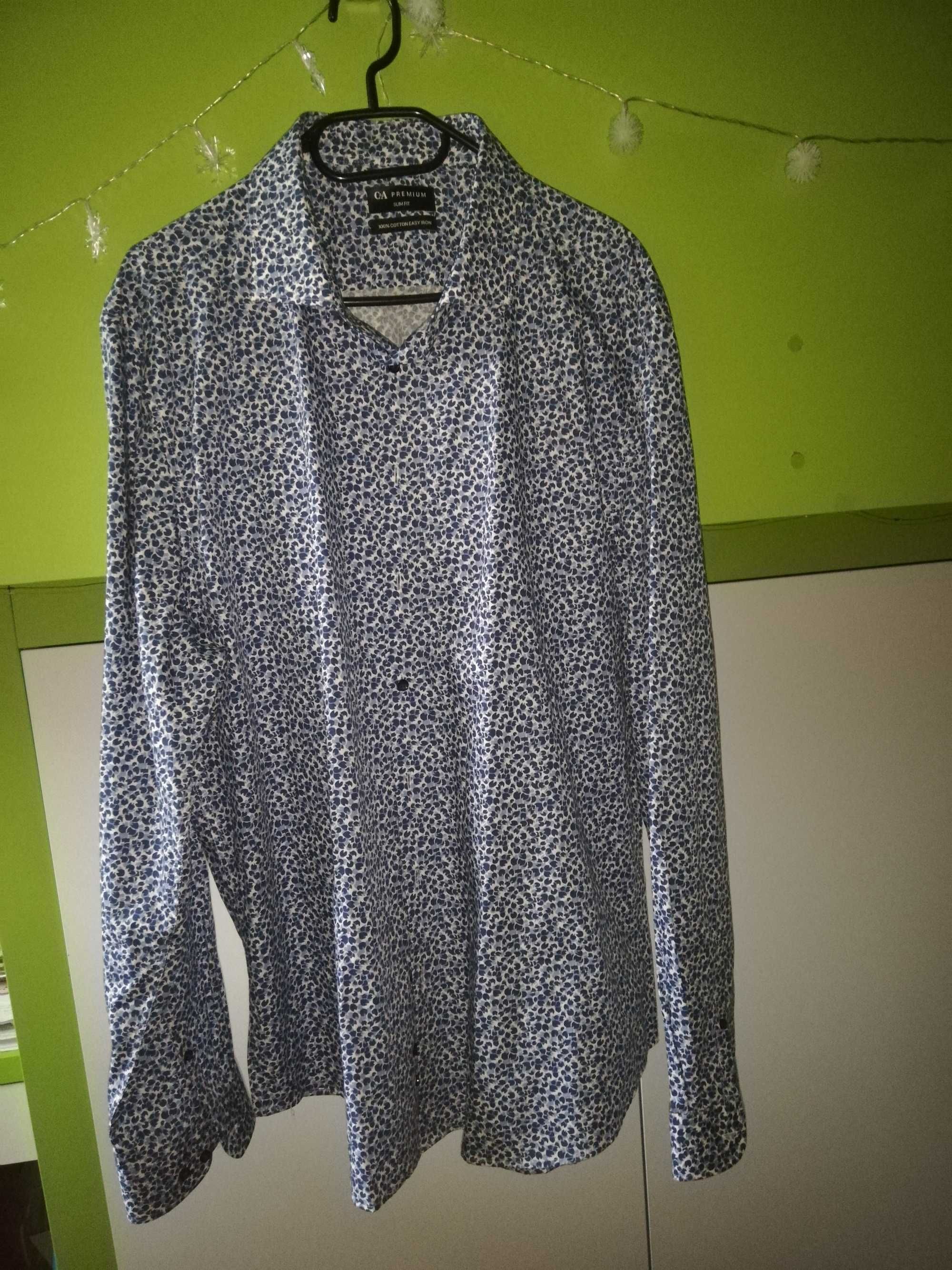 Koszula męska biznesowa Slim fit XXL