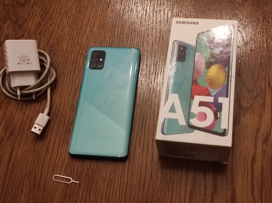 Samsung A51  4/128GB nowoczesny, szkło, zadbany