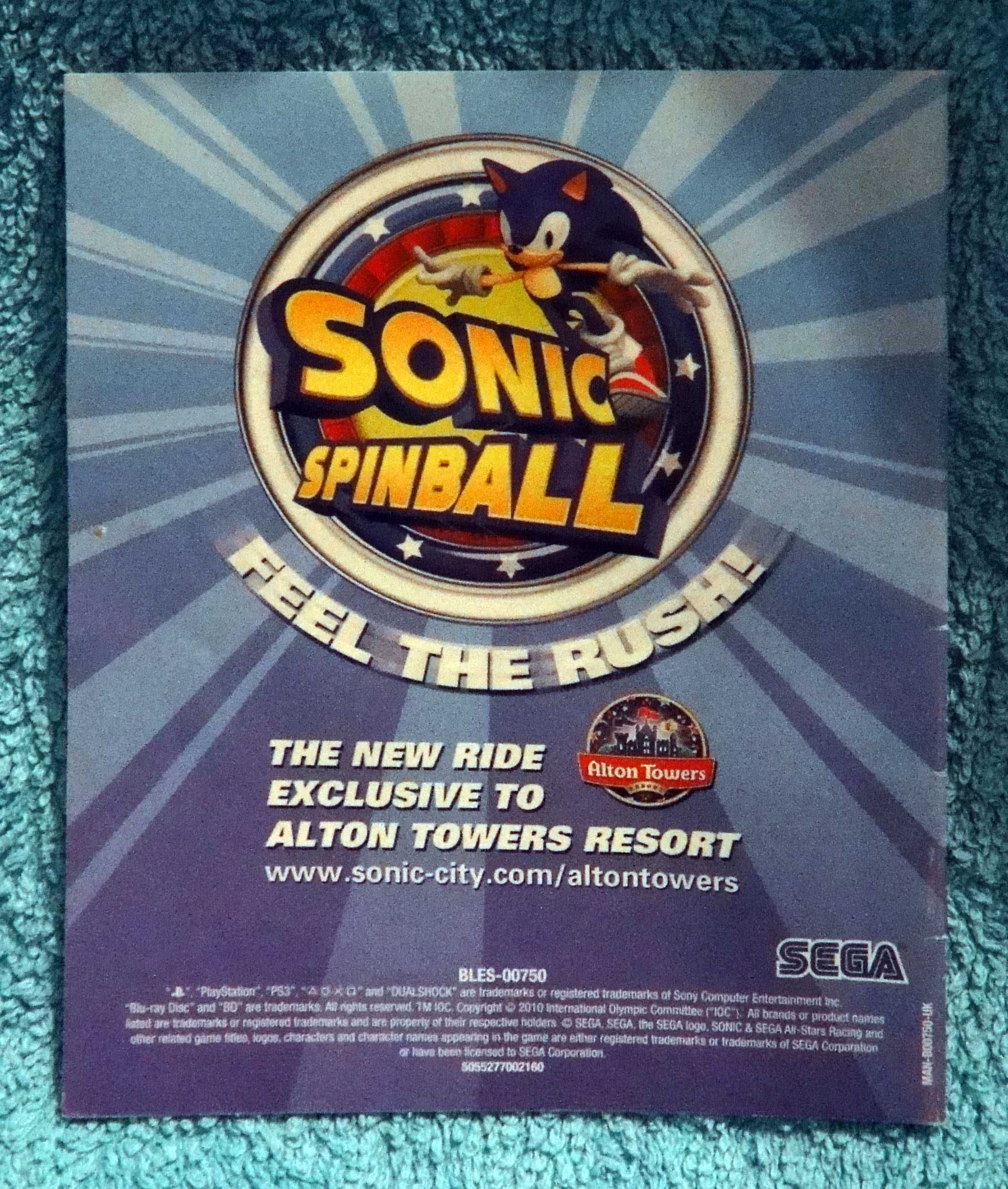 książeczka SONIC & Sega All Stars Racing