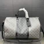 Louis Vuitton keepall сумка серая ручная дорожная в спортзал