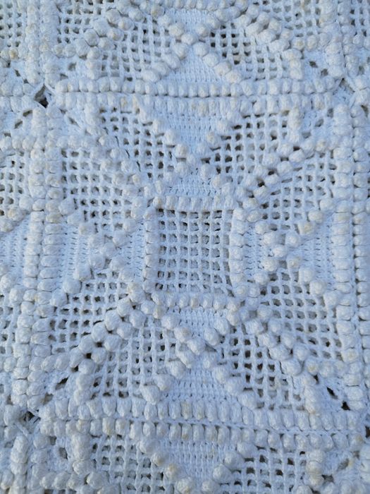 Colcha feita à mão em crochet