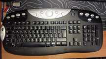клавиатура "Logitech cordless keyboard"
