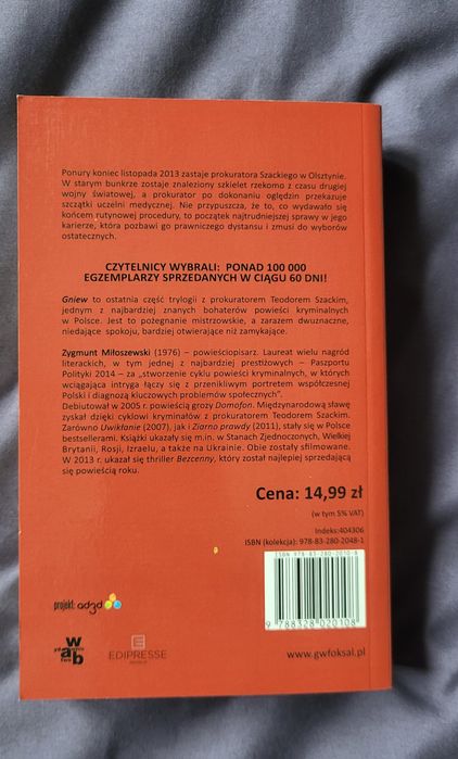 "Gniew" Zygmunt Miłoszewski