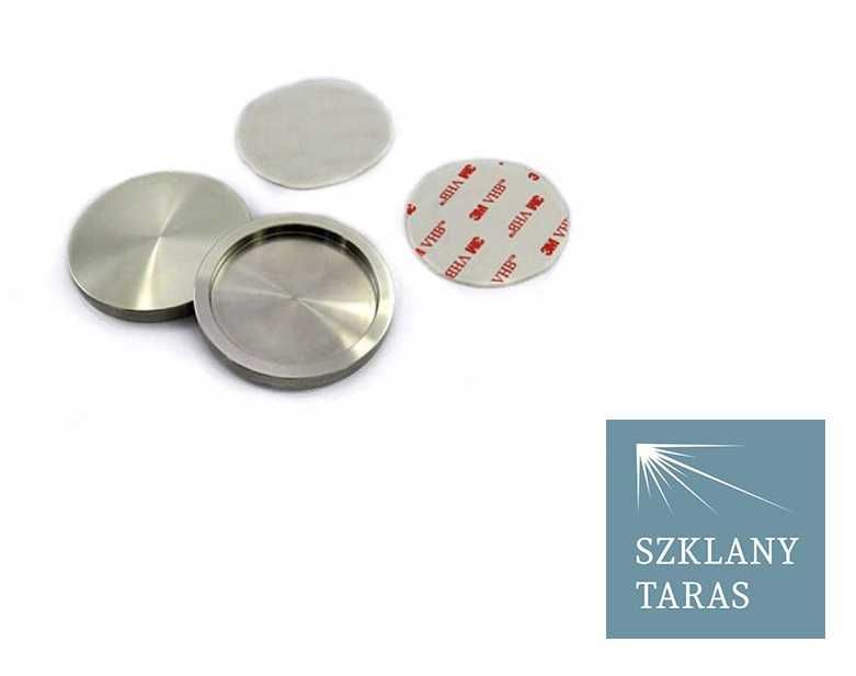 Uchwyt do drzwi szklanych przesuwnych stal nierdzewna komplet 2 szt.