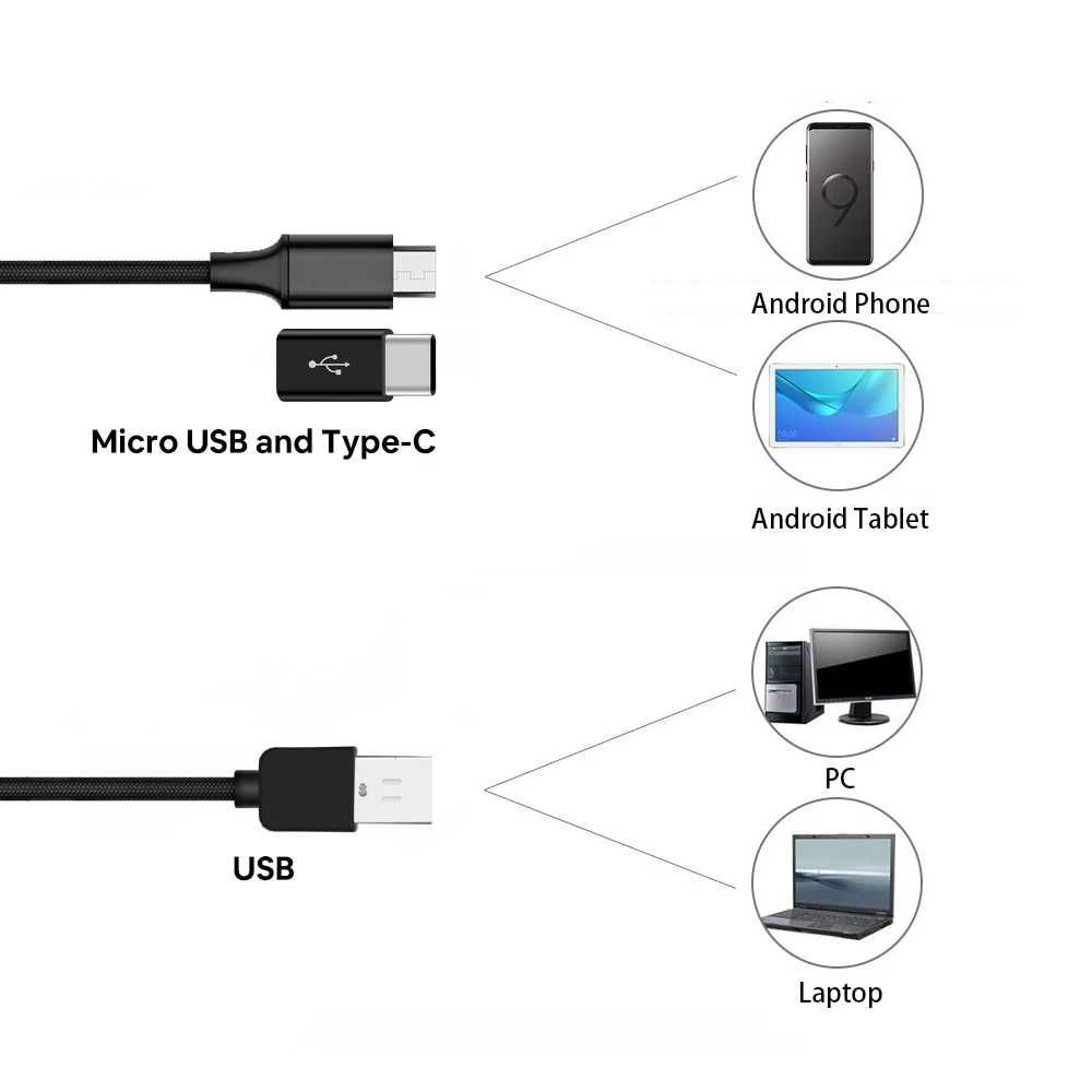 TREEYE Камера эндоскоп 5.5mm lens Type-C 2m