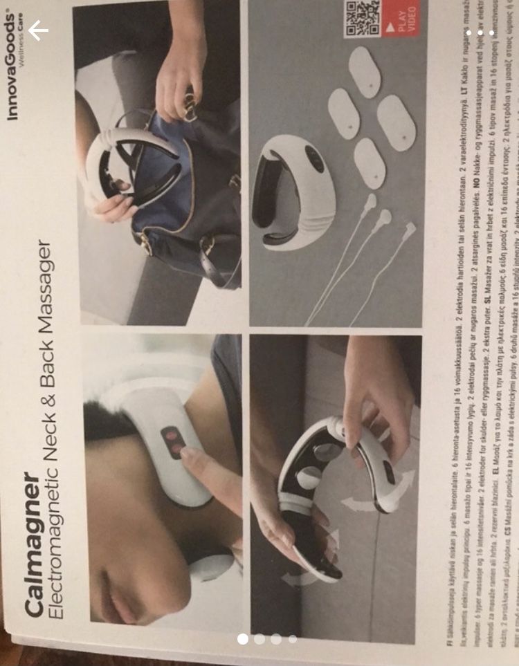 Massajador eletromagnetico, nunca utilizado