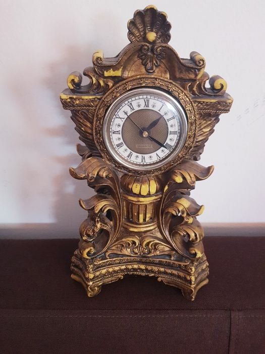 Zegar kominkowy ,stojący 31cm Quartz