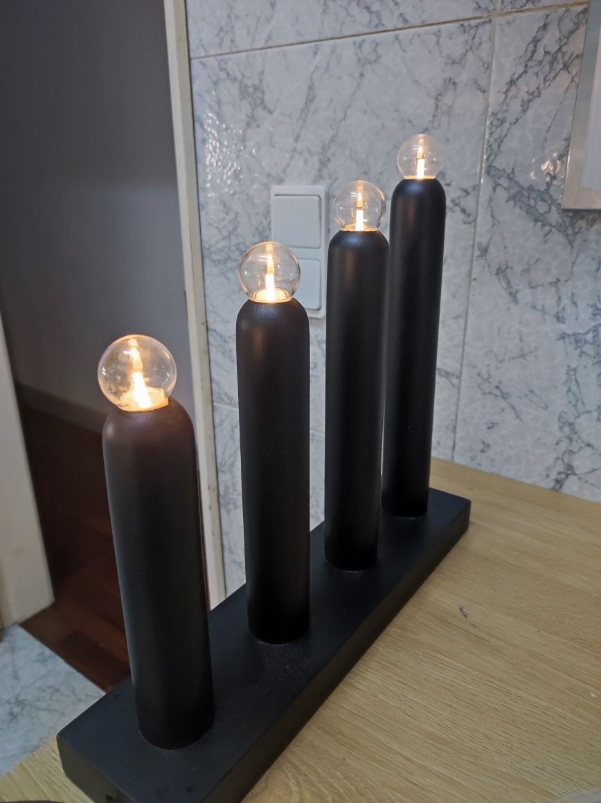 Candeiro 4 luzes ambiente