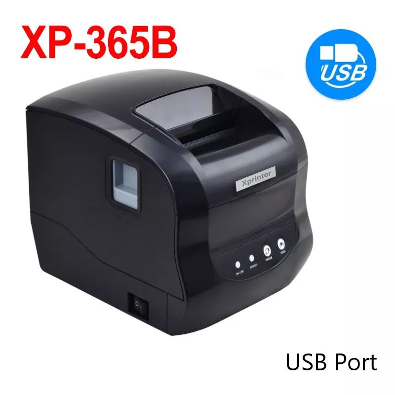Impressora térmica POS: USB, QRCode, 20-80mm - Xprinter XP-365B