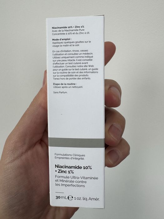 The Ordinary Niacinamide 10% + Zinc 1% Сироватка з ніацинамідом