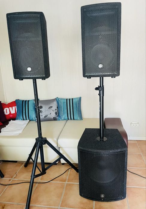 3 Colunas Show Passivas e amplificador 480W 2 tops 240W + 1 grave 600W