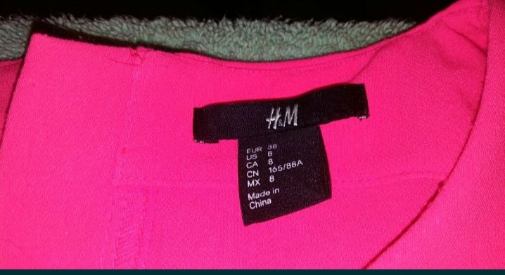 Sukienka różowa H&M