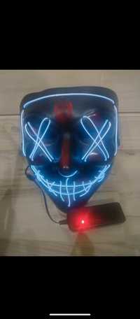 Maska świecąca LED-Trzy tryby światła