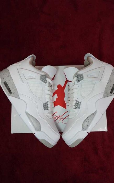 Jordan_4_Retro_White_Oreo_ Rozmiar 44.5