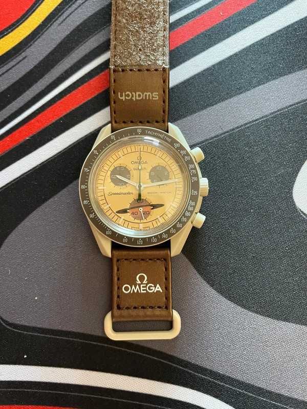SO33T100 Omega x Swatch Saturn: Kosmiczny Zegarek z Saturnem
