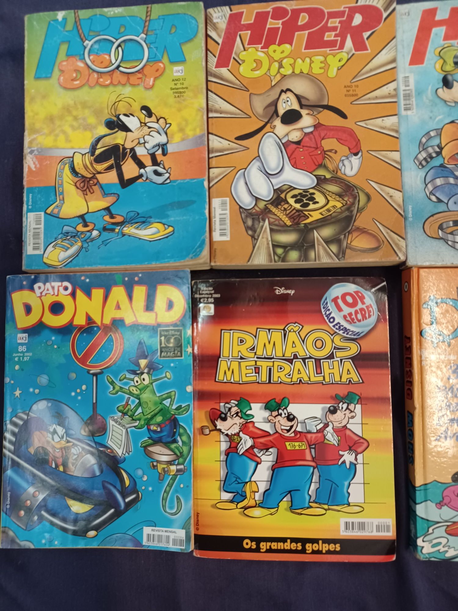 Banda desenhada Hiper Disney / Pato Donald / Irmãos metralha