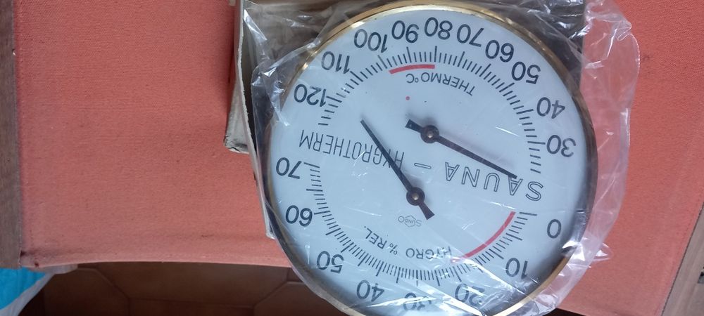 Termometro de sauna higrometro