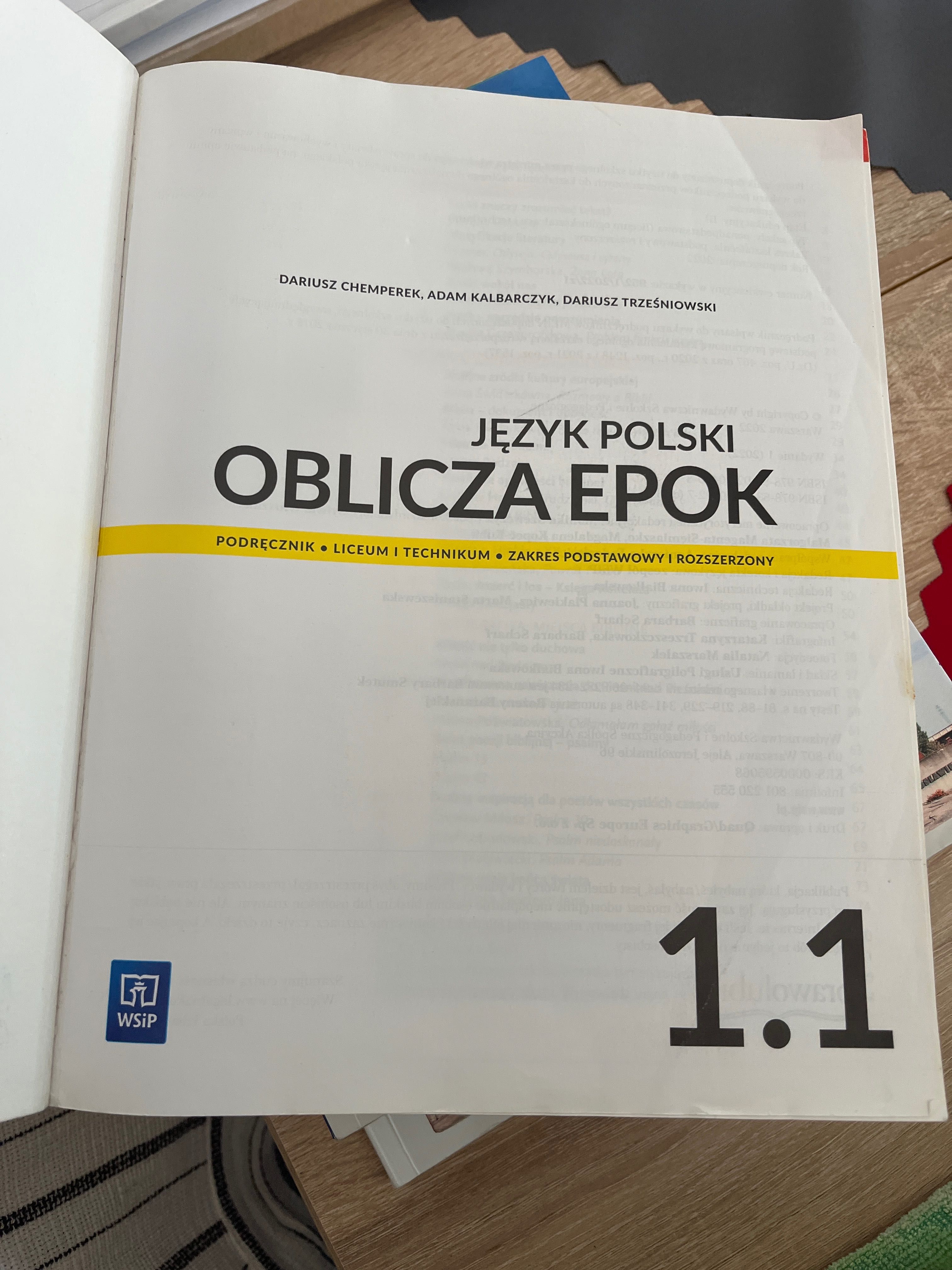 Oblicza epok 1.1. Nowa edycja 2022