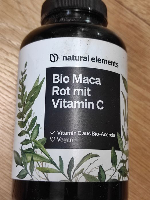 Organiczne kapsułki z czerwoną Maką.