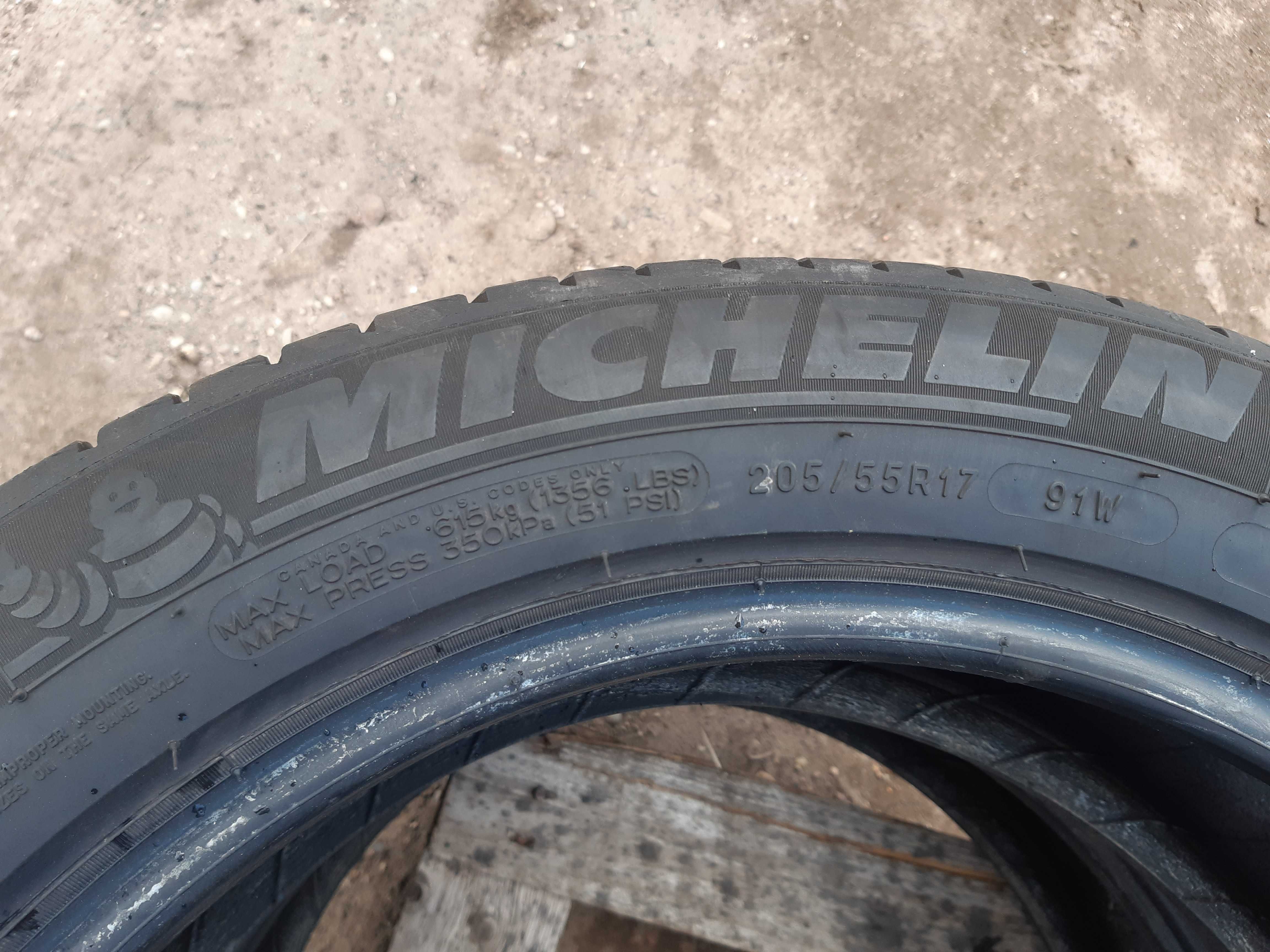 Opony letnie 205.55.17 Michelin 2019 rok