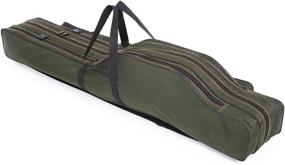 Torba wędkarska na wędki 120 cm dużo kieszeni nowa