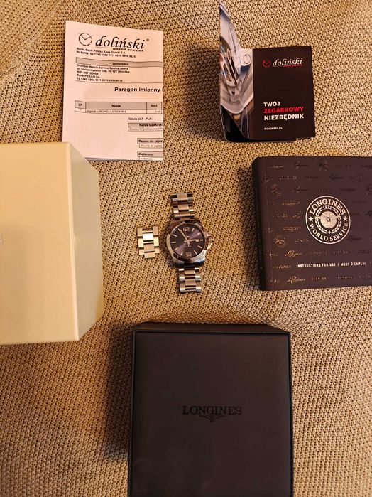 Longines Conquest L3.760.4.96.6 43 MM. jak nowy Warszawa kpl. fabryczn