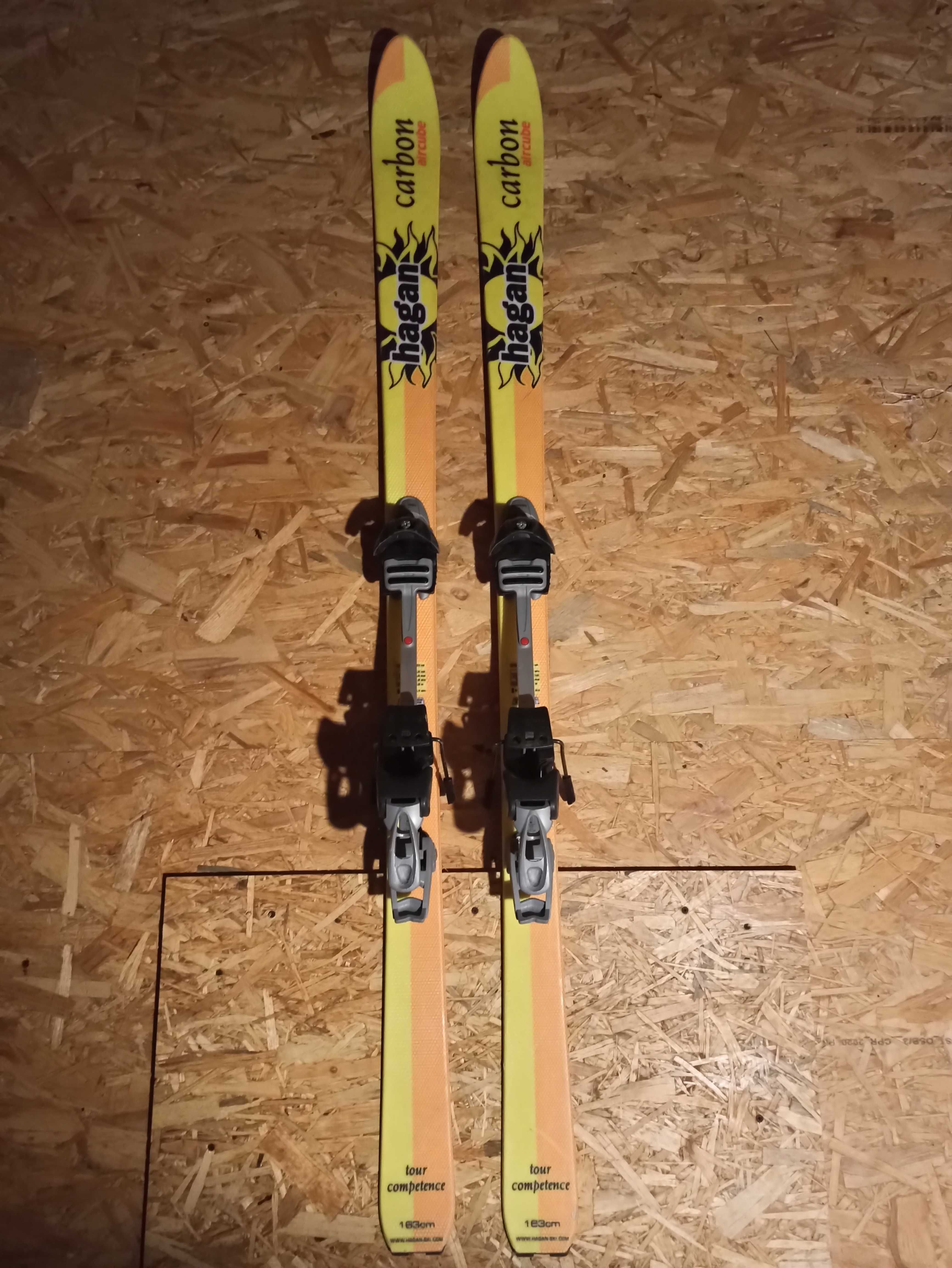 Narty skiturowe Hagan CARBON 163 + foki