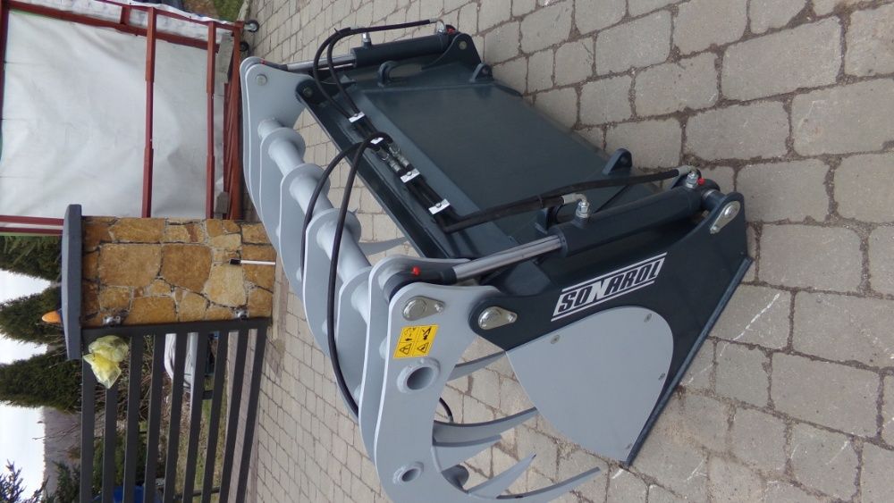 ŁYŻKO-KROKODYL do załadunku obornika lub kiszonki ząb palony  SONAROL