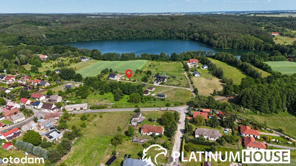Działka nad jeziorem z WZ | gm. Lubrza |  1 089 m²