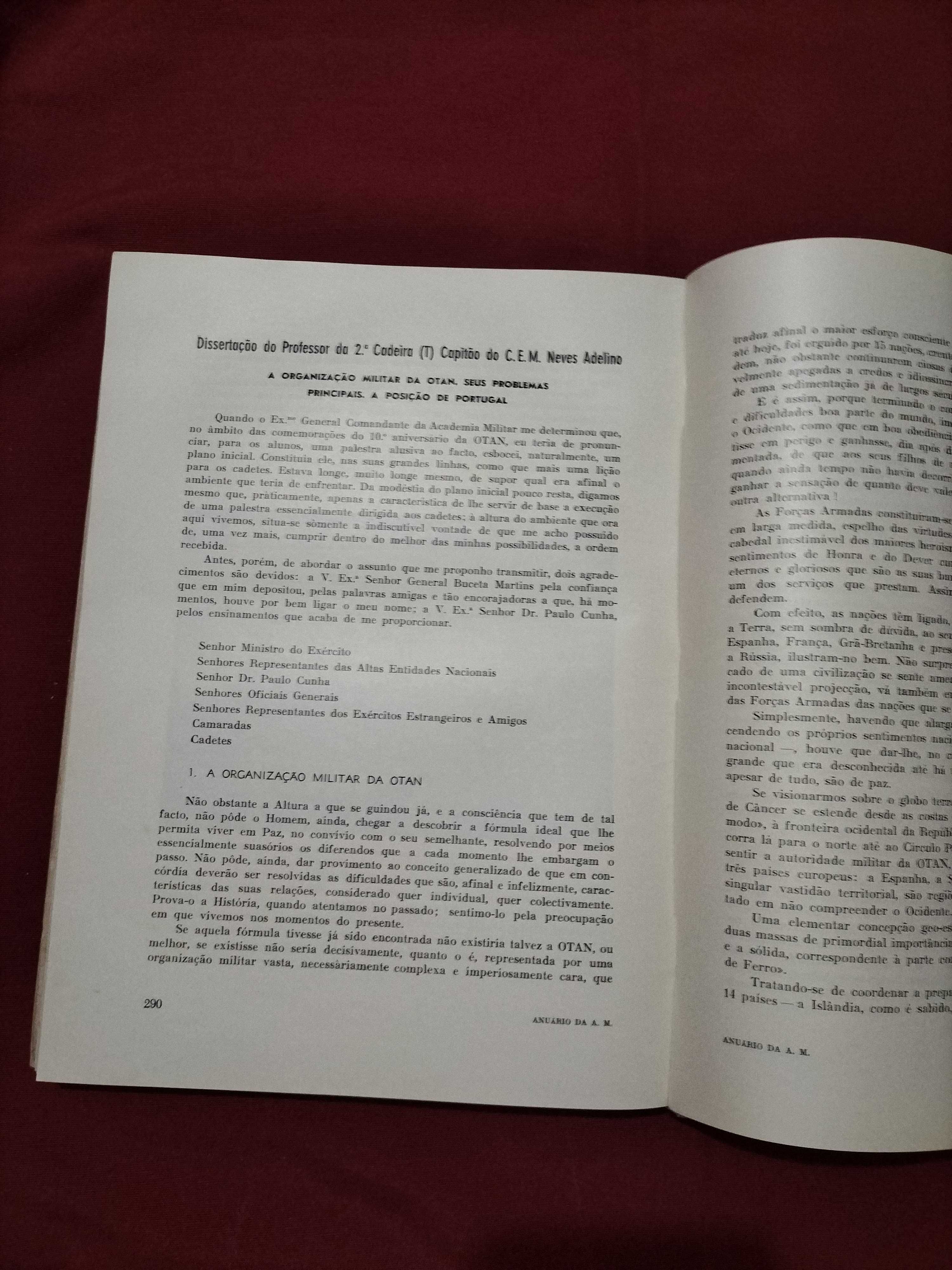 Livro "Anuário da Academia Militar 1959 a 1959"