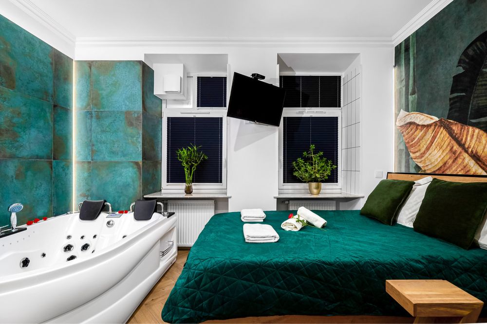 Apartament z jacuzzi na wyłączność.