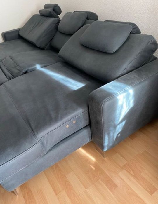 Sofa skórzana Hukla elektrycznie rozkładana