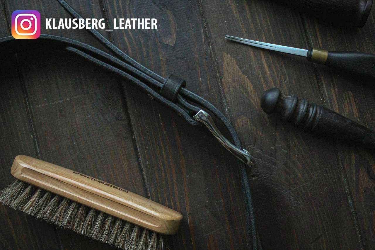 Кожаный ремень ручной работы KLAUSBERG Leather