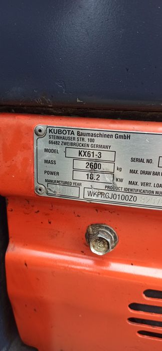 Kubota kx61 cat Jcb bobcat minikoparka