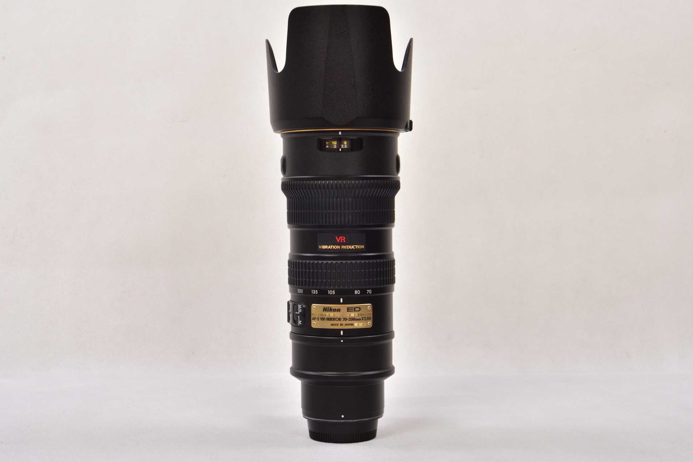 Nikon Nikkor AF-S 70-200 mm VR f/2.8 G stan jak NOWY, super ostry