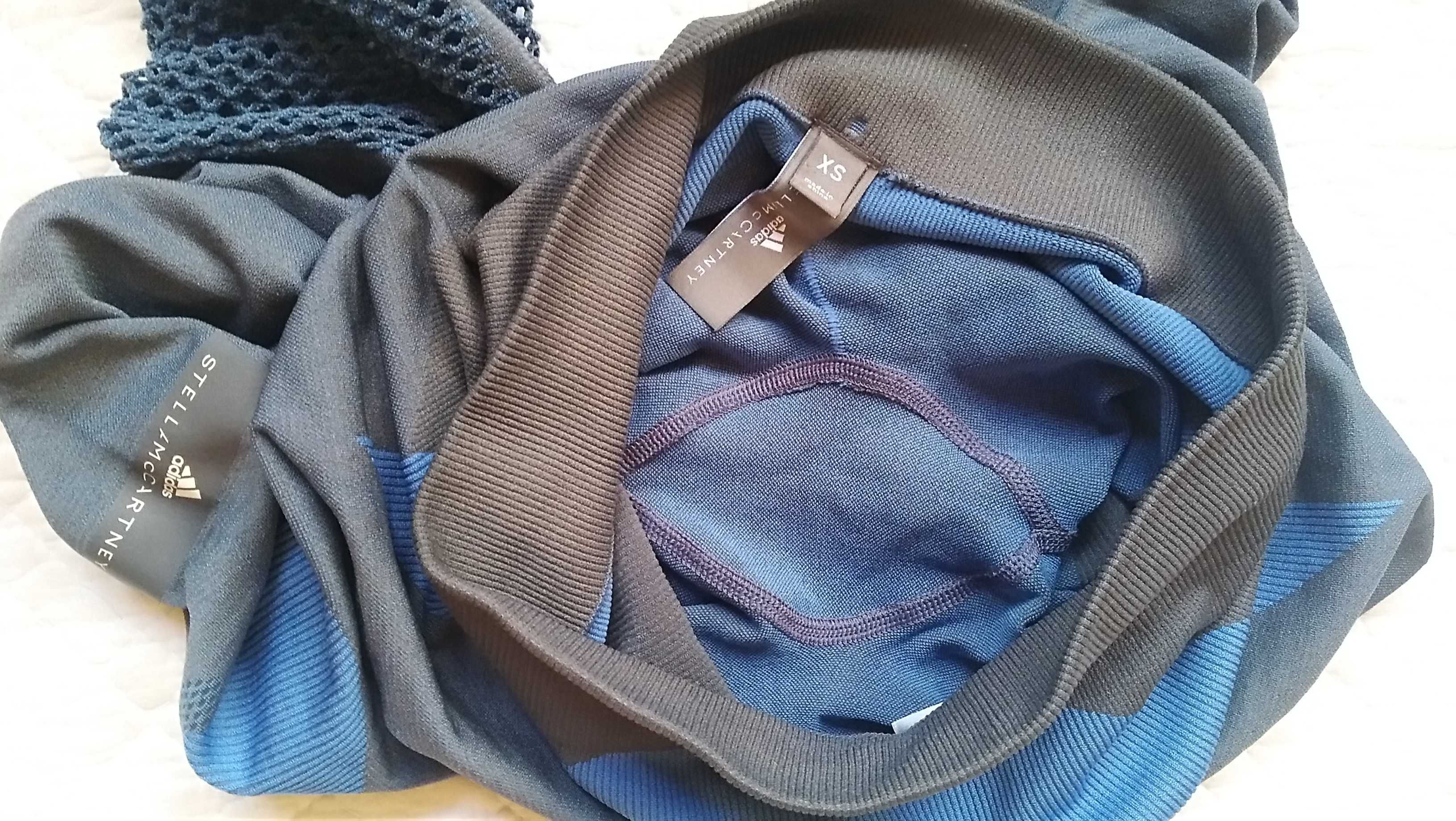 Nowe Legginy ADIDAS STELLA MCCARTNEY training siatka ażur r.34/36