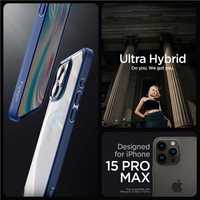 Etui Spigen Ultra Hybrid, Granatowe - Iphone 15 Pro Max