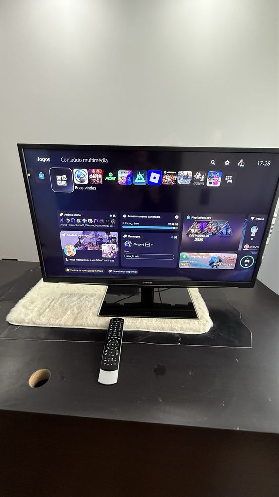 Tv toshiba 42 polegadas com comando a funcionar 100%